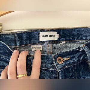 Taylor Stitch size 32 straight leg denim democratic style